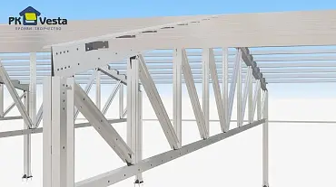 211. Быстровозводимая надстройка 20Ш х 102Д х 1В (2 040кв.м.) из ЛСТК на 2ом этаже старого здания в г. Шымкент, Казахстана